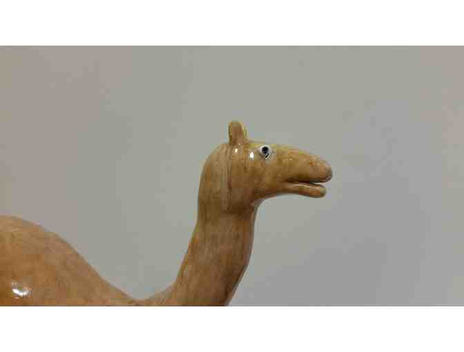 'Camelops' Ceramic Statue by Peter Morgan
