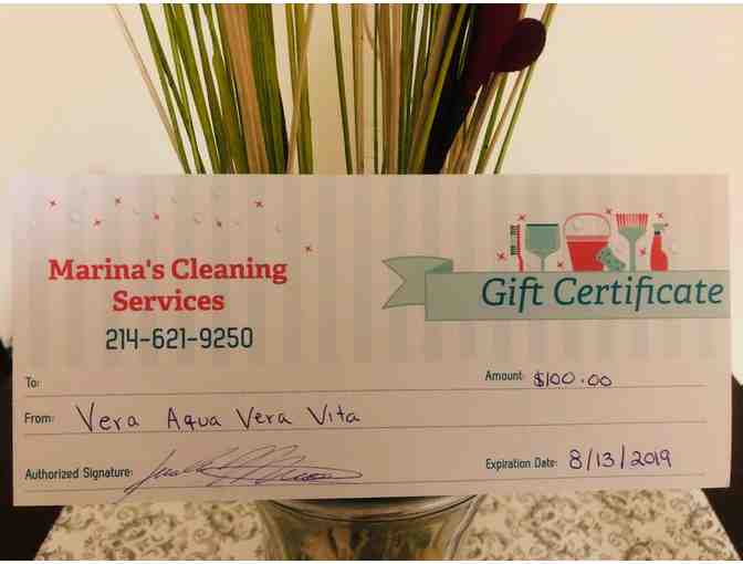 Marina's House Cleaning Gift Certificate