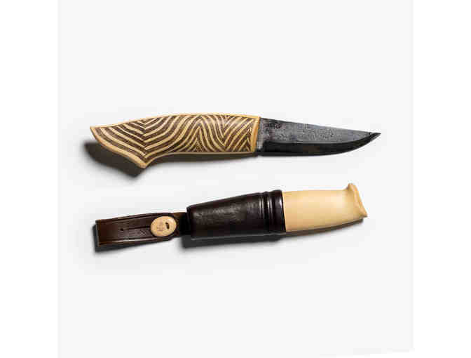 Knife made in the Sami Style by Scott Johnson