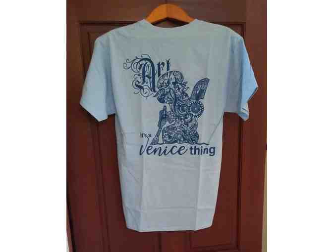 Venice High Arts Guild (VHAG) 'Art it's a Venice thing' Light Blue T-shirt Medium