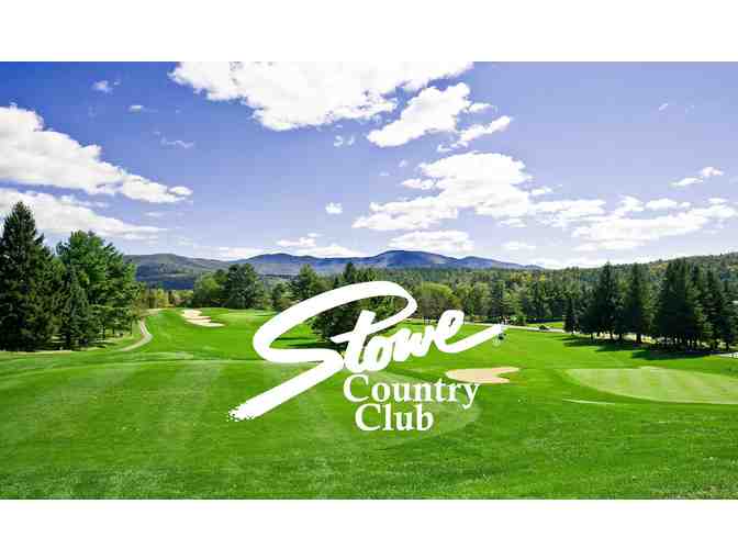 Foursome Golf at Stowe Country Club w/ Cart