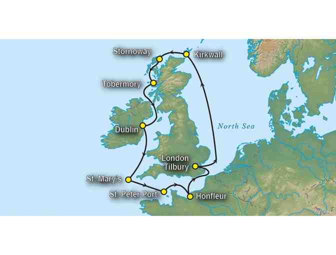 Cruise the British Isles for 10 Days