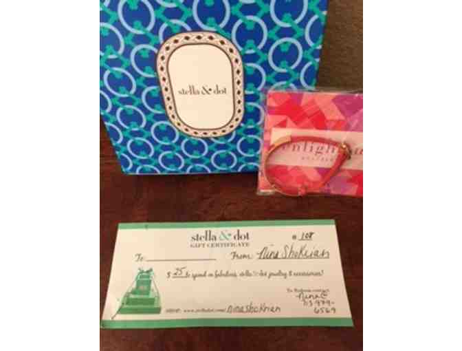 Stella & Dot $25 gift certificate and a Bracelet