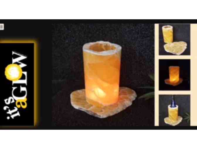 Honeycomb Calcite Wine Chiller or Candle