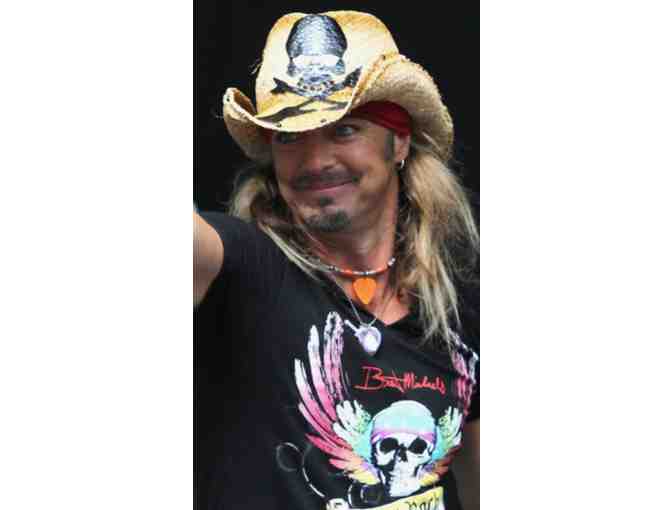 Bret Michaels 'Poison' rare Concert Worn and Signed Hat