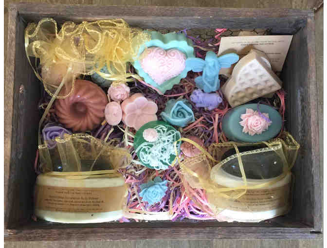Exotic Handmade Soap and Body Butters Variety Basket by Anibeck Creations, Bath and Body