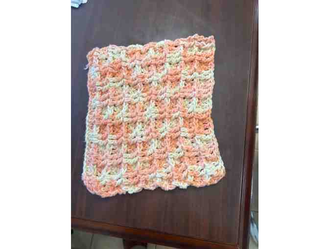 Locally Made Hand-Knit Large Dish Cloth - Photo 1