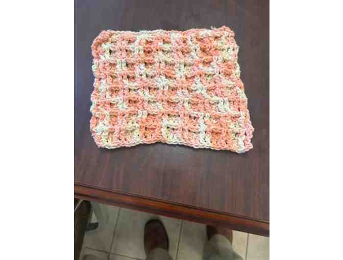 Locally Made Hand-Knit Large Dish Cloth
