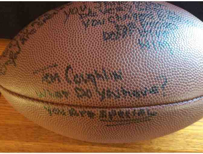 NFL GREATEST - Signed Football: Elway, Dungy, Peyton, Eli, Rooney, Coughlin