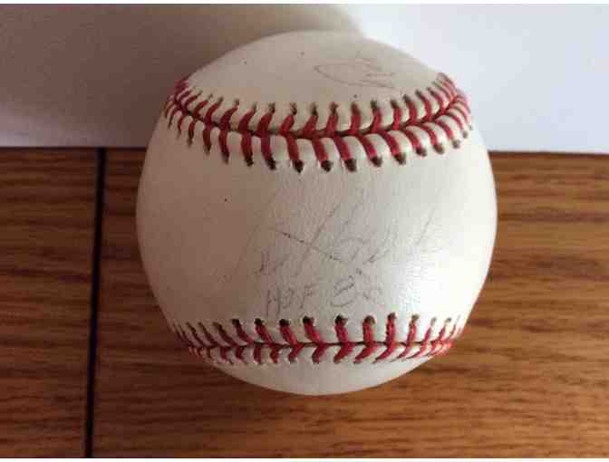 Lou Brock - Red Schoendist Autographed Baseball