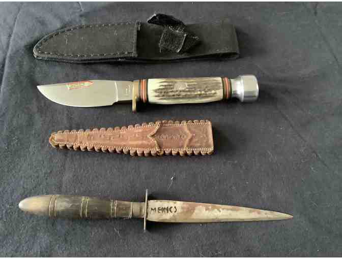 Vintage Knife and Steel Warrior Coon Knife