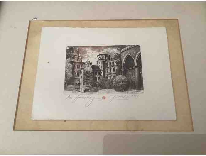 TWO Old Etchings