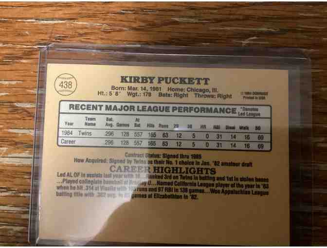 Kirby Puckett ROOKIE CARD