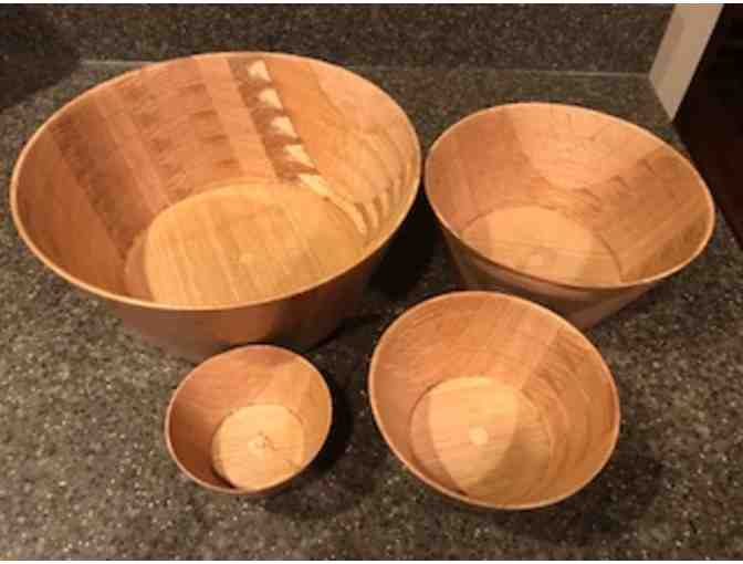 Handcrafted Wood Nesting Bowls by the late Jim Smith