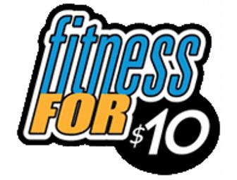One Year VIP Membership at Fitness for 10(2 of 3)