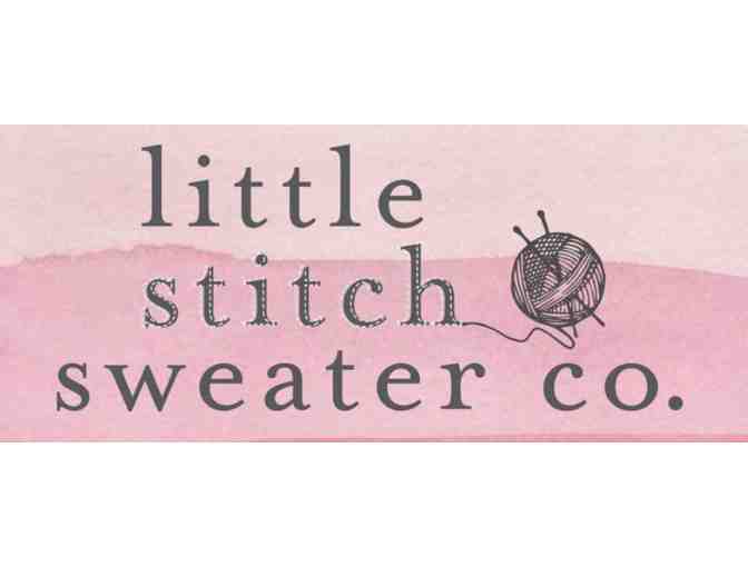 Custom Hand Embroidered Sweater OR Blanket by Little Stitch Sweater Co.