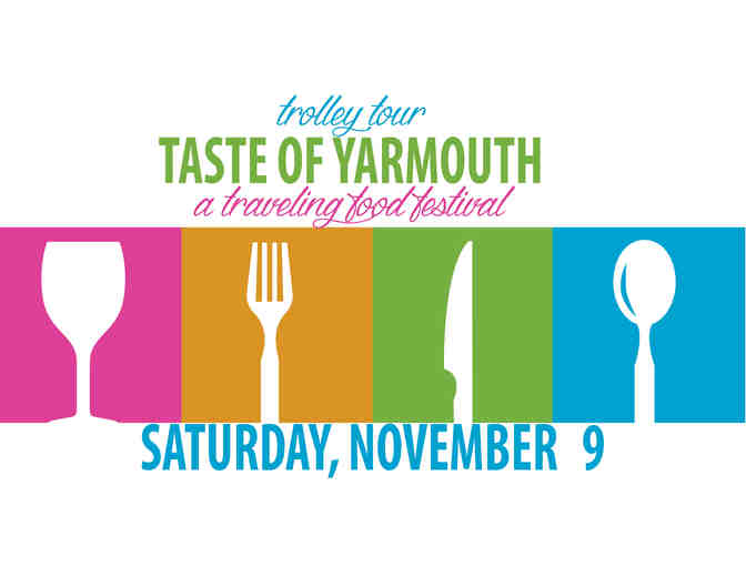 2 Tickets to the Trolley Tour Taste of Yarmouth