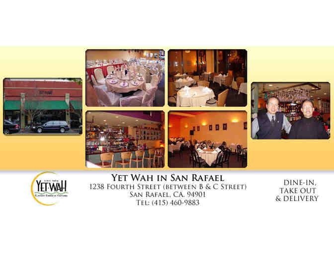 Yet-Wah - Great Wall Dinner for Two