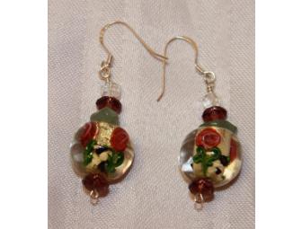 Handmade Fluorite Necklace & Earrings Set