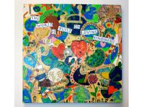 Student Art - "The World is Built on Loving Kindness" Grades 5 & 6