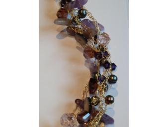 Purple Crystal Necklace