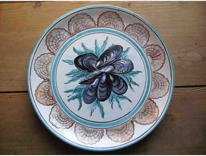 Hand Painted Platter by Saskia Van Vactor