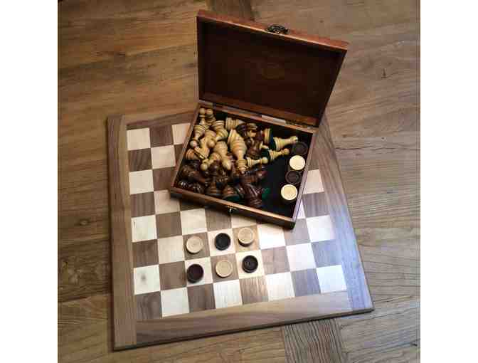 Chess & Checker Set