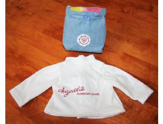 Agassiz T-Shirt and Backpack for an American Girl Doll