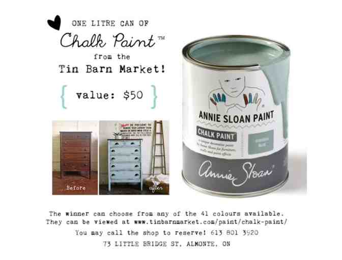 Tin Barn Market -Chalk Paint from the !