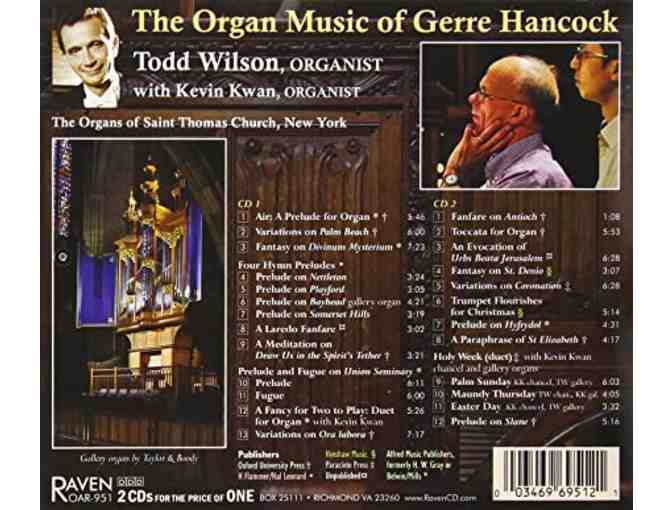 Organ Works of Gerre Hancock (2-CD set)