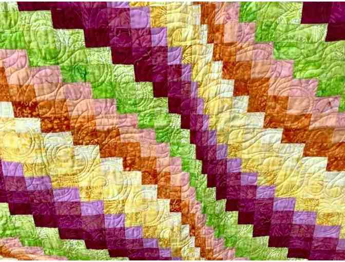 'Waves of Light and Love' Quilt by Maile Masuoka