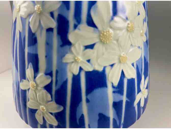 Elegant Cobalt Blue Chinese Vase