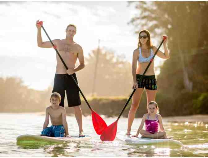 Paddle Boarding for 4 Hanalei Surf School