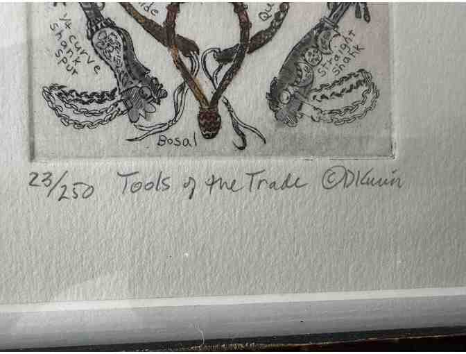 'Tools of the Trade', fine Vaquero Art by Deborah Kunic