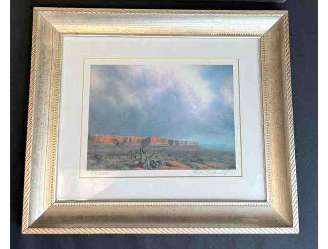 Two framed limited edition gicleees by Ben Schnirel