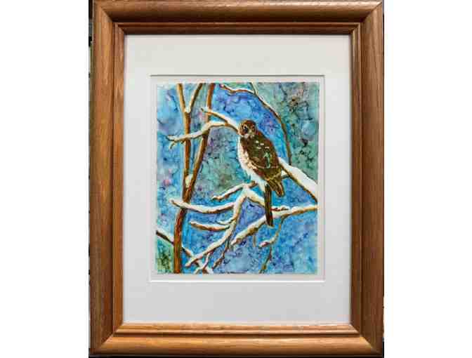 "A Hawk In Winter" by Valerie Bye - Photo 1