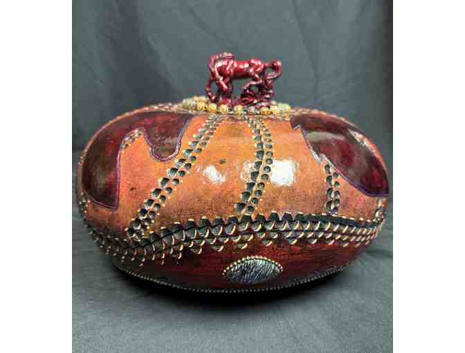 Decorative Gourd by Joyce Campbell