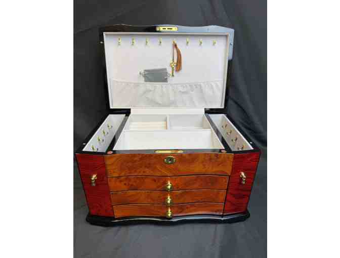 Elm Burl Jewelry Case (New in Box)