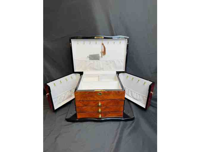 Elm Burl Jewelry Case (New in Box)