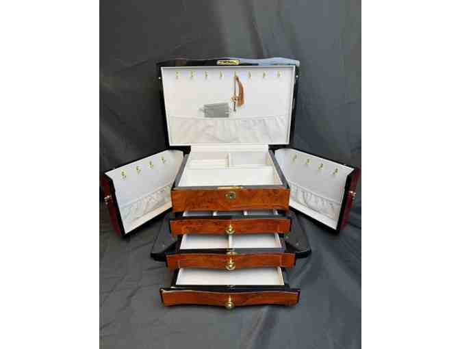 Elm Burl Jewelry Case (New in Box)