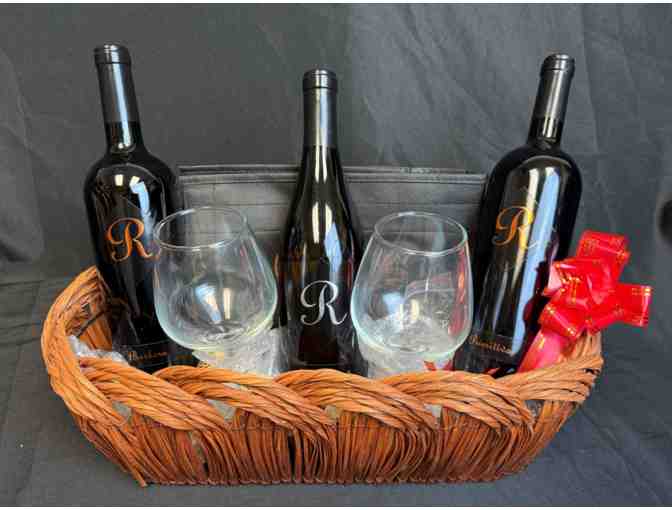 Gift Basket from Jeff Runquist Wines with three (3) bottles of wine
