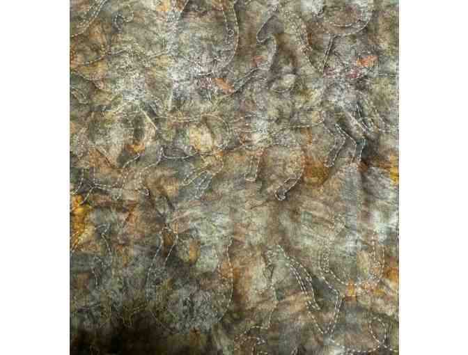 Homemade Embroidered Quilted Tote