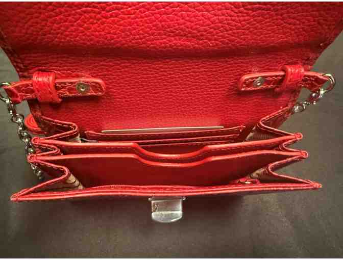 Brighton Mingle Red Cross Body Clutch