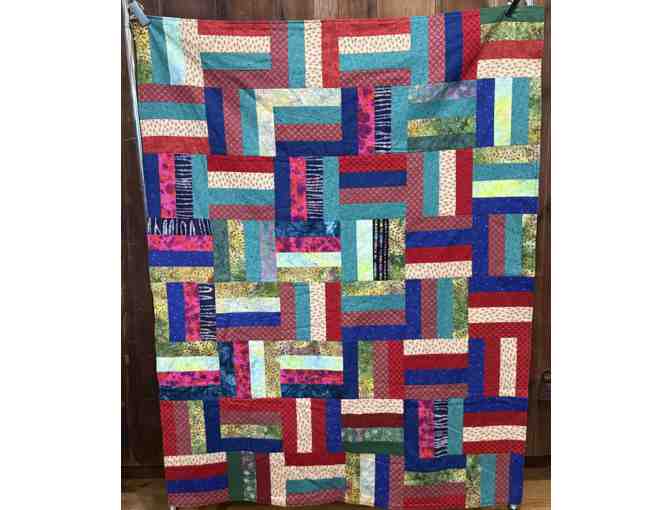 Quilt fleece backing (44.5' x 55') and Quilt Puzzle
