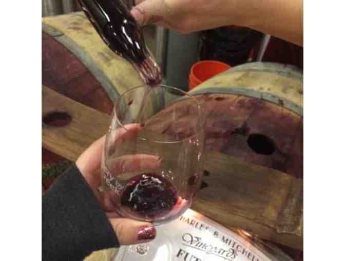 Tasting at Charles B Mitchell Vineyards