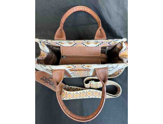Wrangler Crossbody Purse, Horse Scarf, and Handcrafted Jewelry