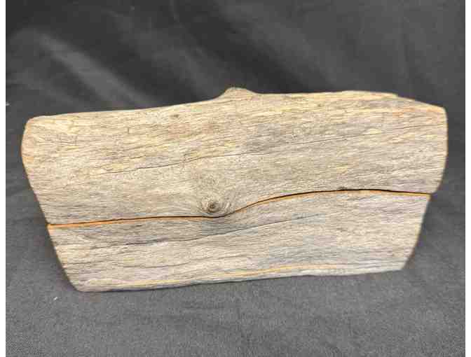 Handmade Wooden Box with Earrings and Bracelet