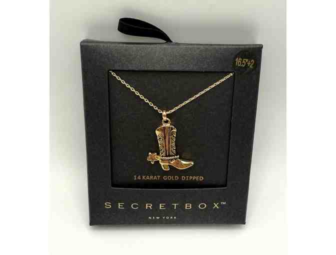 Lapis Stone Jewerly Box with $50 Gift card to JNash Boutique and Necklace