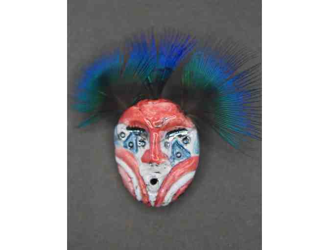 Lillian Pit Mask Pin and Southwest Turquoise Set