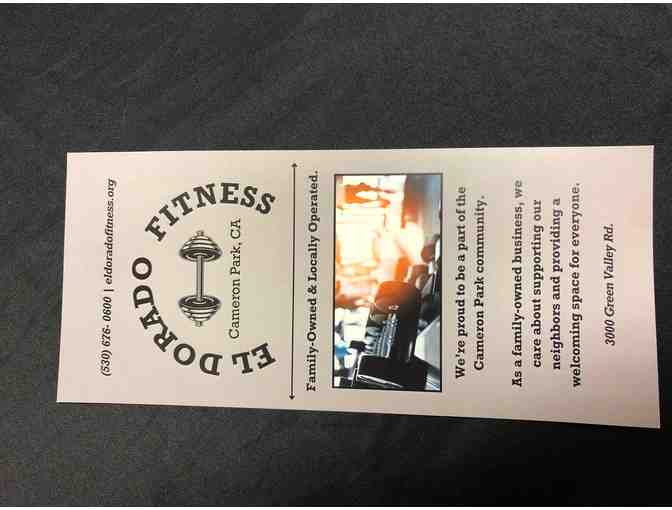 El Dorado Fitness Three (3) Month Membership and Gift Basket
